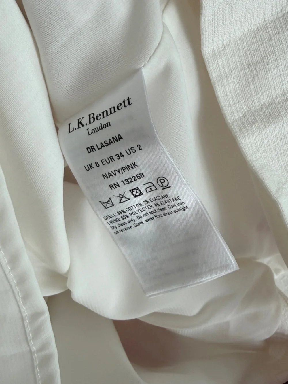 (New with flaw) L.K. Bennett Lasana Pink Poppy Sheath Dress A/S/O Kate Middleton
